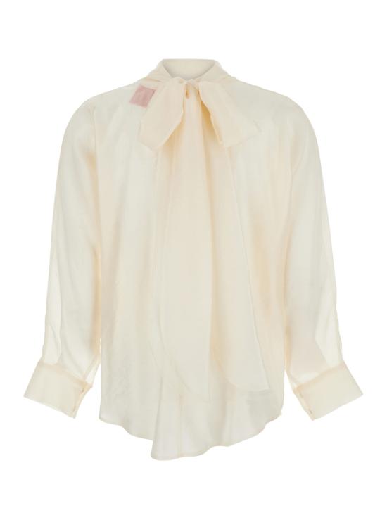 25FW 메르씨 블라우스 C230MILK White - MERCI