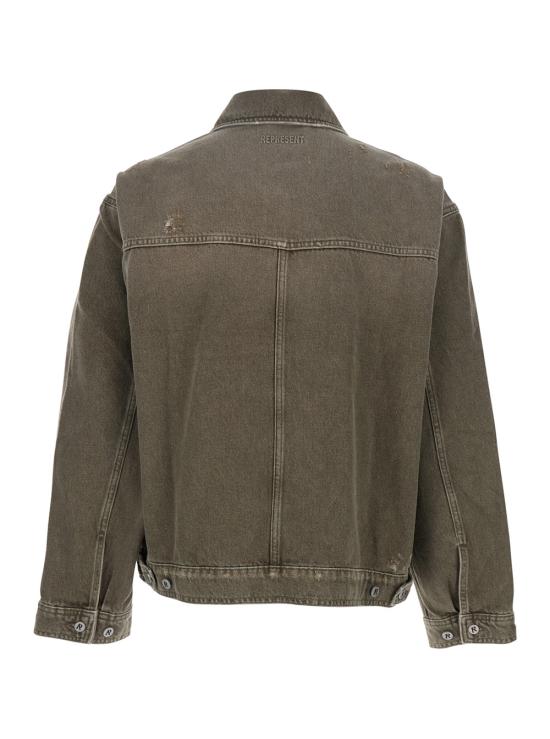 25FW 리프레젠트 데님 자켓 MLM10033659 Green - REPRESENT