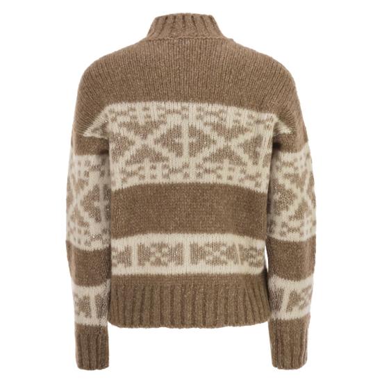 25FW 페세리코 터틀넥 S99409F03 BROWN BEIGE - PESERICO