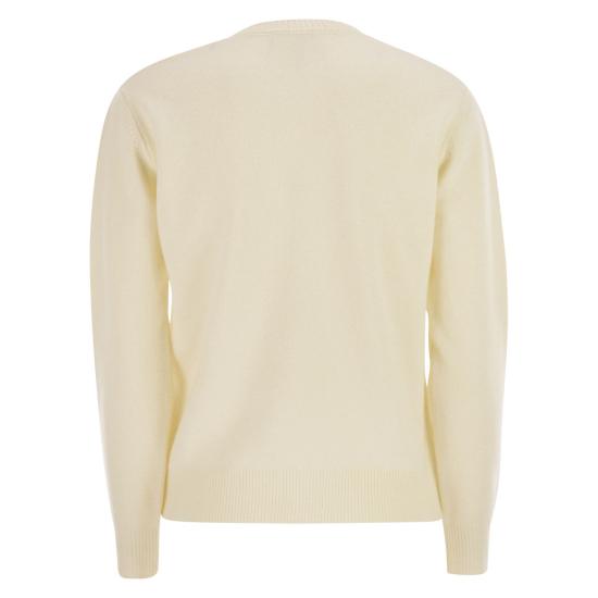 25FW 세인트바쓰 스웨터 QUE0010 CREAM - MC2 SAINT BARTH