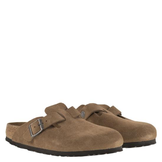 25FW 버켄스탁 BOSTON 보스턴 소프트 풋베드 블로퍼 1030861 LIGHT BROWN - BIRKENSTOCK