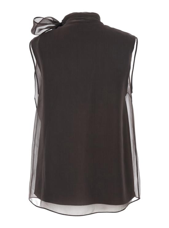 25FW 브루넬로 쿠치넬리 블라우스 MF940ED804C4222 Brown - BRUNELLO CUCINELLI
