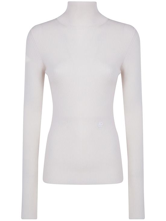 25FW 파투 터틀넥 KN2758040 097C SNOWBERRY WHITE