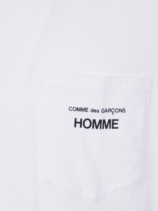 25FW 꼼데가르송 긴팔 티셔츠 HP T102 0513 WHITE - COMME DES GARCONS