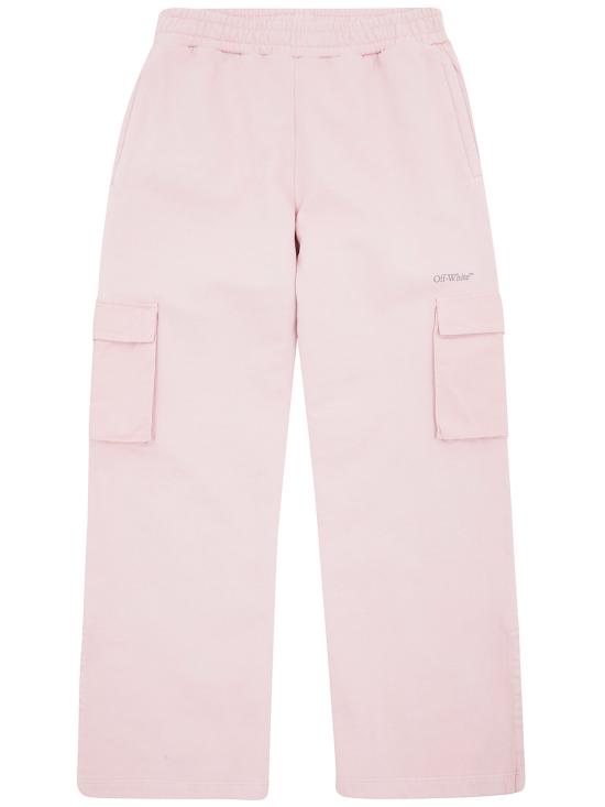 25FW [키즈] 오프화이트 스트레이트 팬츠 OGCH00CF25FLE001 3B07 ROSE PINK