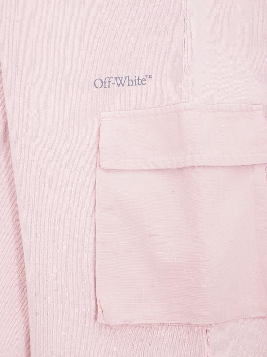 25FW [키즈] 오프화이트 스트레이트 팬츠 OGCH00CF25FLE001 3B07 ROSE PINK - OFF WHITE