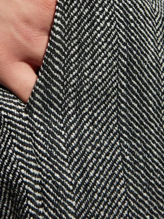 25FW 디스퀘어드2 스트레이트 팬츠 S71KB0731 D35328 001F WHITE BLACK - DSQUARED2