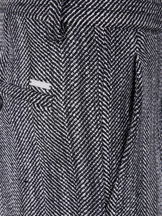 25FW 디스퀘어드2 스트레이트 팬츠 S71KB0731 D35328 001F WHITE BLACK - DSQUARED2