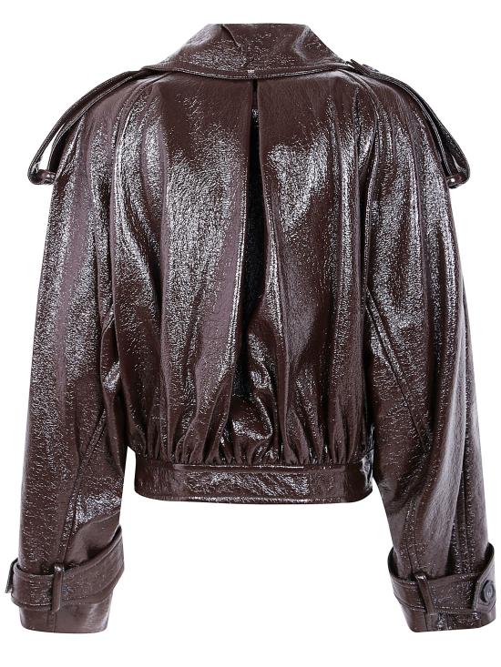 25FW 막스마라 스포츠막스 가죽 자켓 2522086063600 002 COFFEE - MAX MARA SPORTMAX FASHION