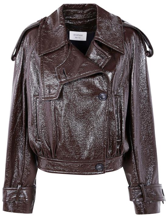 25FW 막스마라 스포츠막스 가죽 자켓 2522086063600 002 COFFEE - MAX MARA SPORTMAX FASHION