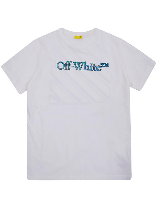 25FW [키즈] 오프화이트 티셔츠 OBAA002F25JER00I 0184 WHITE MU