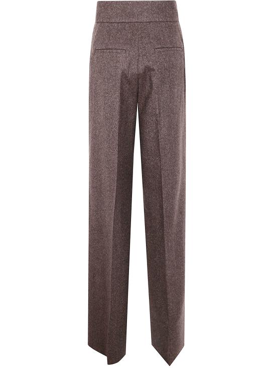 25FW 막스마라 스트레이트 팬츠 2521136323600 001 DARK CACHA - MAX MARA