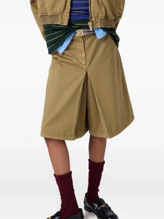  미우미우 미디 스커트 MG2381SOOO16MSF0393 Green - MIU MIU