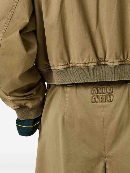  미우미우 미디 스커트 MG2381SOOO16MSF0393 Green - MIU MIU