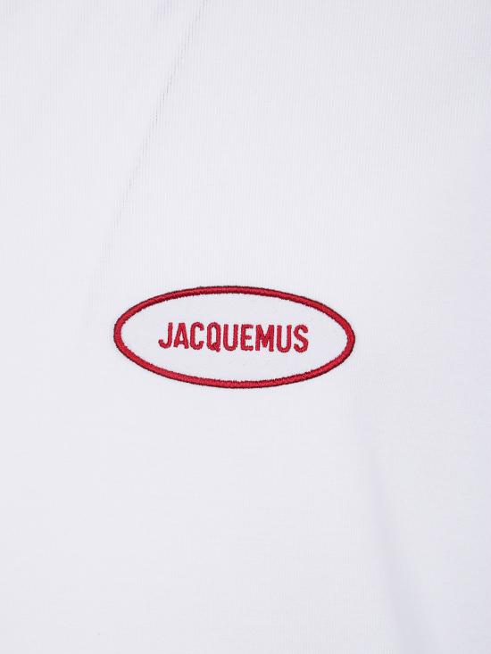 25FW 자크뮈스 탑 25ETSM00306AJ00170 1IX STATION PATCH WHITE - JACQUEMUS