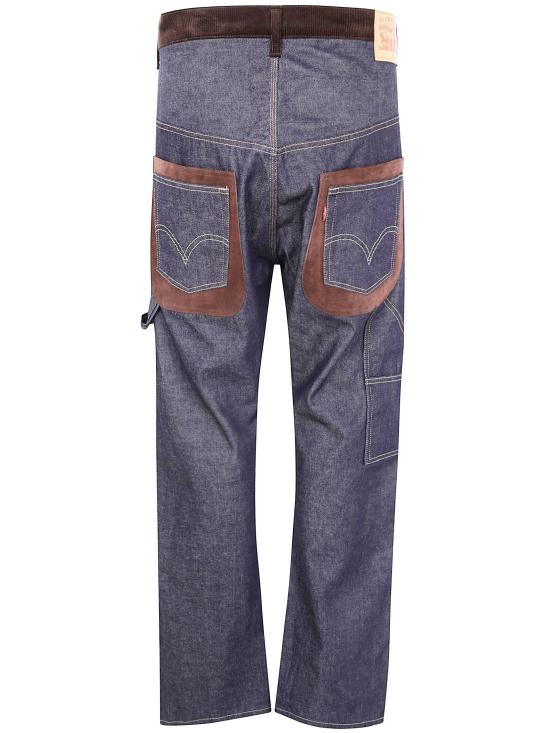 25FW 준야 와타나베 꼼데가르송 스트레이트 팬츠 WP P203 INDIGO BROWN - JUNYA WATANABE COMME DES GARCONS