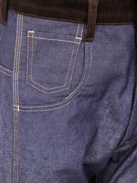 25FW 준야 와타나베 꼼데가르송 스트레이트 팬츠 WP P203 INDIGO BROWN - JUNYA WATANABE COMME DES GARCONS