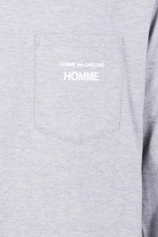 25FW 꼼데가르송 긴팔 티셔츠 HP T102 0514 GREY - COMME DES GARCONS