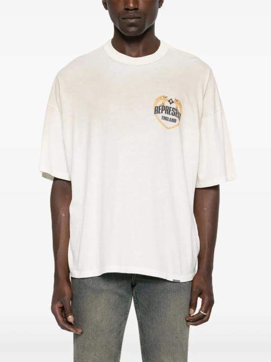 25FW 리프레젠트 반팔 티셔츠 MLM100171 30 30 WASHED ECRU - REPRESENT