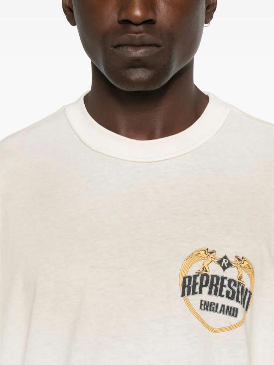 25FW 리프레젠트 반팔 티셔츠 MLM100171 30 30 WASHED ECRU - REPRESENT