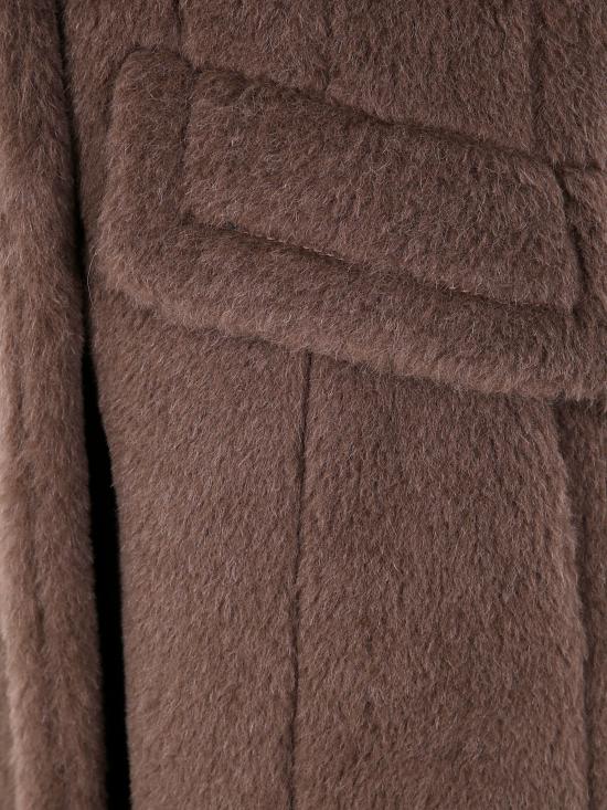 25FW 막스마라 알파카 울 테디 롱 베스트 2521276223600 004 DARK CACHA - MAX MARA