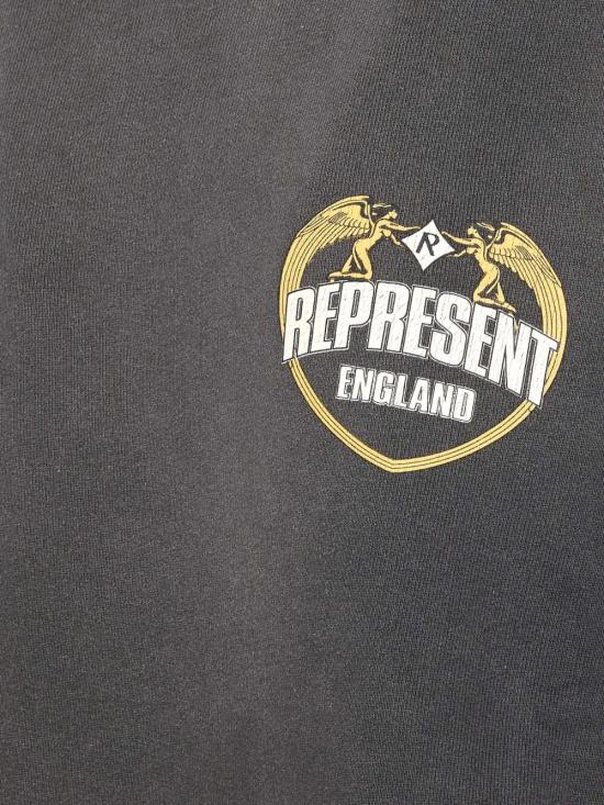 25FW 리프레젠트 긴팔 티셔츠 MLM100367 04 04 STAINED BLACK - REPRESENT