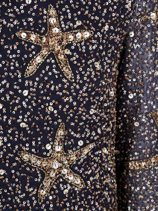 25FW 릭소 숏 원피스 010 05247 425 06563 STARFISH EMBELLISHMENT NAVY - RIXO