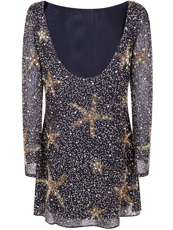 25FW 릭소 숏 원피스 010 05247 425 06563 STARFISH EMBELLISHMENT NAVY - RIXO