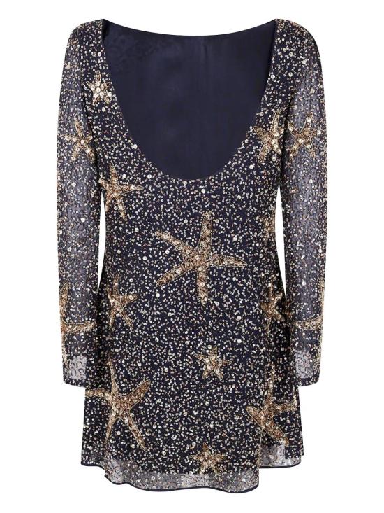 25FW 릭소 숏 원피스 010 05247 425 06563 STARFISH EMBELLISHMENT NAVY - RIXO