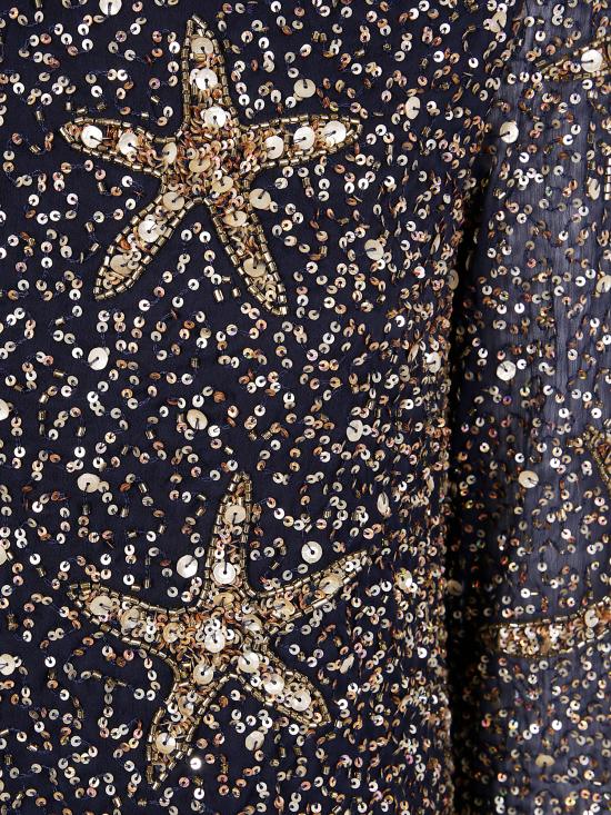 25FW 릭소 숏 원피스 010 05247 425 06563 STARFISH EMBELLISHMENT NAVY - RIXO