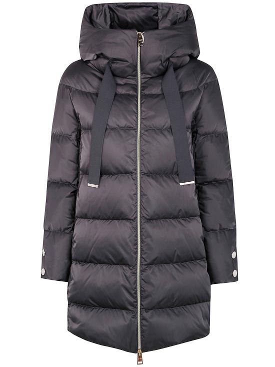 25FW 에르노 새틴 A-셰이프 재킷 PI1304D 12170Z 9480 GREY - HERNO