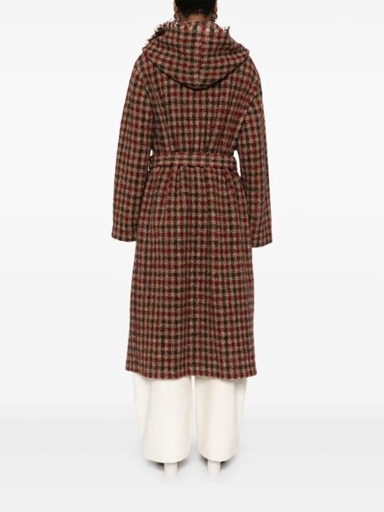 25FW 우마 왕 코트 UW8041 UW247 MUSTARD RED - UMA WANG