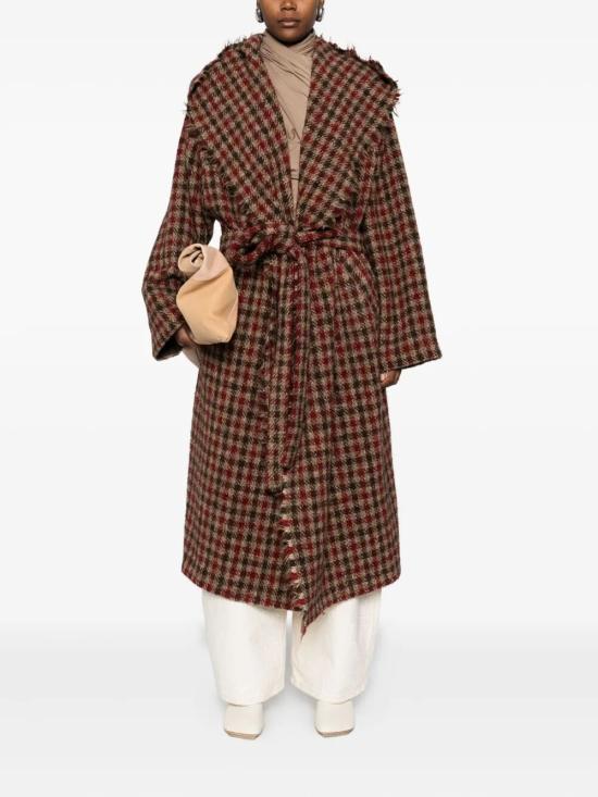 25FW 우마 왕 코트 UW8041 UW247 MUSTARD RED - UMA WANG