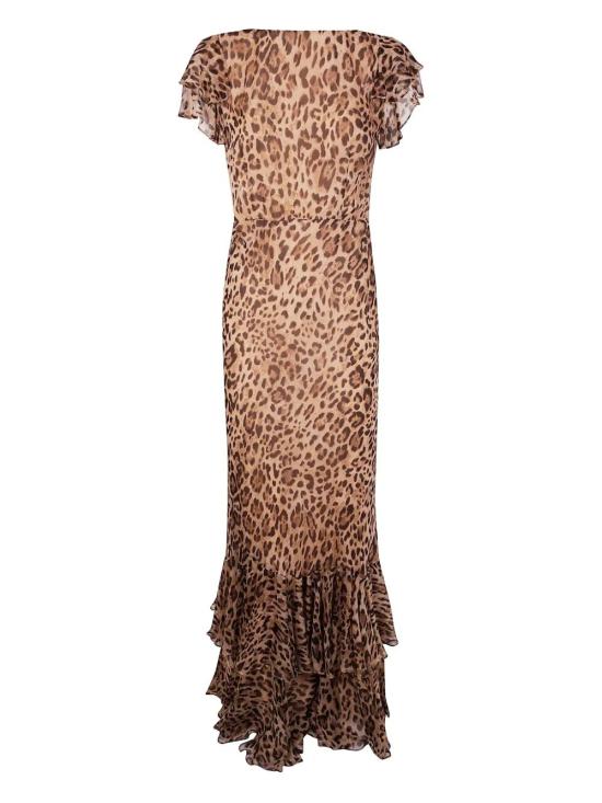 25FW 릭소 롱 원피스 010 05248 425 06931 MILA LEOPARD BROWN - RIXO