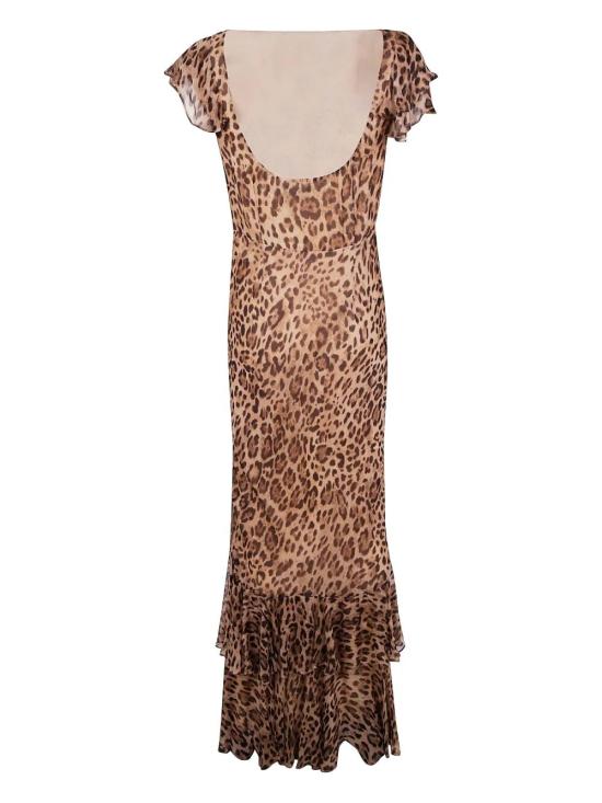 25FW 릭소 롱 원피스 010 05248 425 06931 MILA LEOPARD BROWN - RIXO