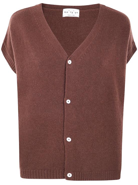 25FW MA`RY`YA 베스트 YRK094 B10 BROWN