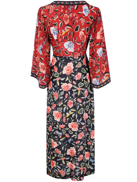 25FW 릭소 롱 원피스 010 05066 425 07097 BUTTERFLY MIX BLACK - RIXO