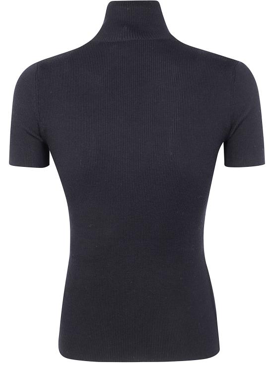 25FW 막스마라 AFA 아파 반소매 터틀넥 2521366283600 003 BLACK - MAX MARA