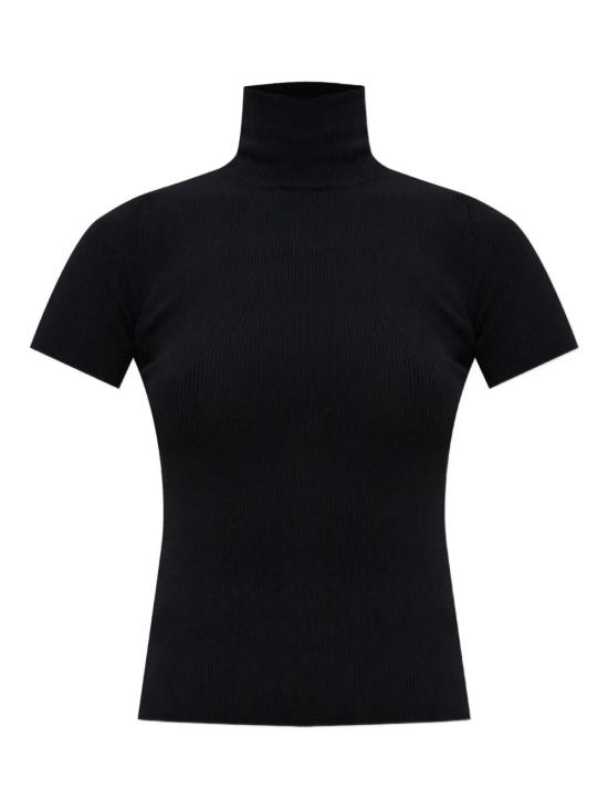 25FW 막스마라 AFA 아파 반소매 터틀넥 2521366283600 003 BLACK