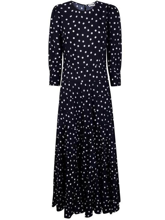25FW 릭소 롱 원피스 010 00241 325 06484 BOHEMIA SPOT DEEP NAVY