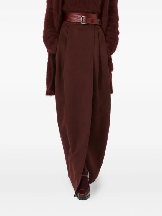 25FW 막스마라 롱 스커트 2521106223600 043 CHERRY