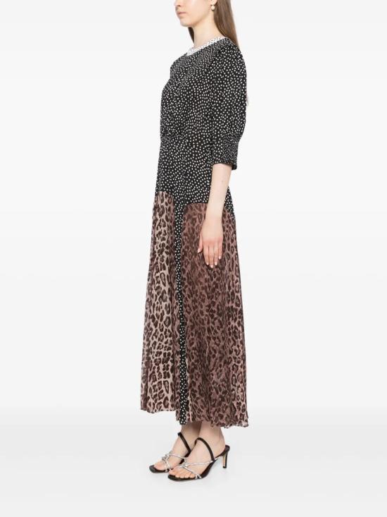25FW 릭소 롱 원피스 010 01378 421 01537 LEOPARD POLKA DOT - RIXO