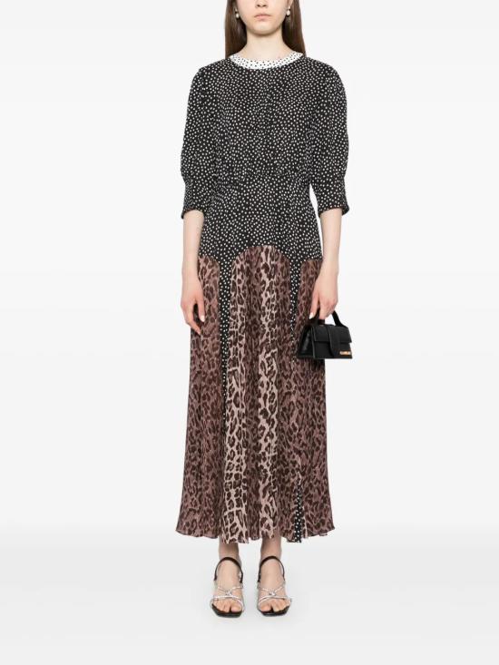 25FW 릭소 롱 원피스 010 01378 421 01537 LEOPARD POLKA DOT - RIXO