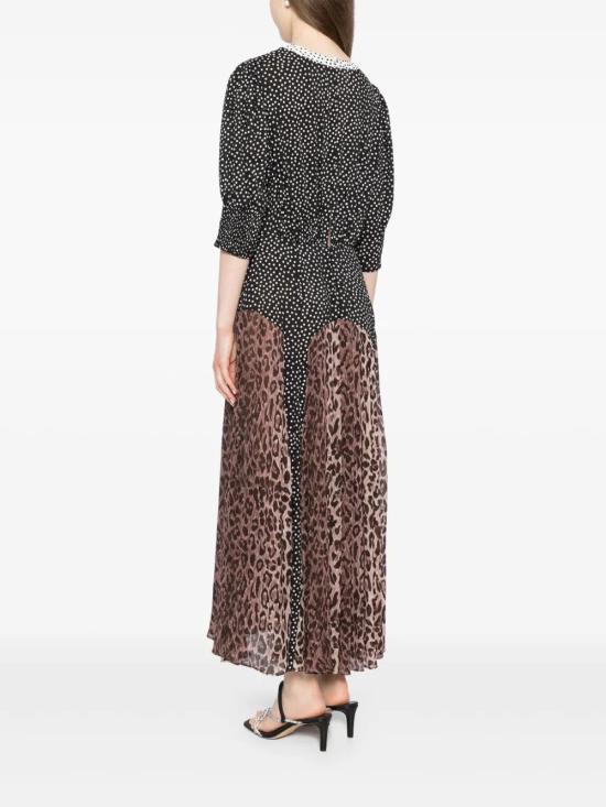 25FW 릭소 롱 원피스 010 01378 421 01537 LEOPARD POLKA DOT - RIXO