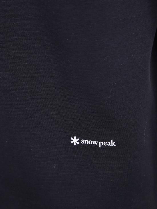25FW 스노우피크 반팔 티셔츠 TS 25AU001 BLACK - SNOW PEAK