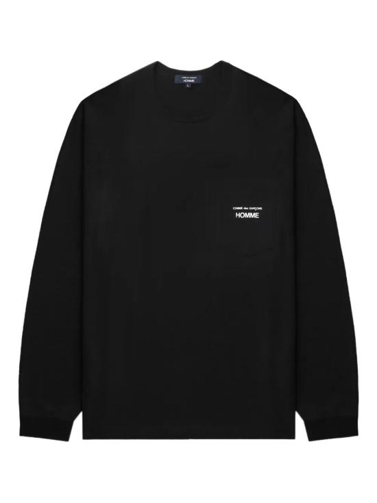25FW 꼼데가르송 긴팔 티셔츠 HP T102 0511 BLACK - COMME DES GARCONS