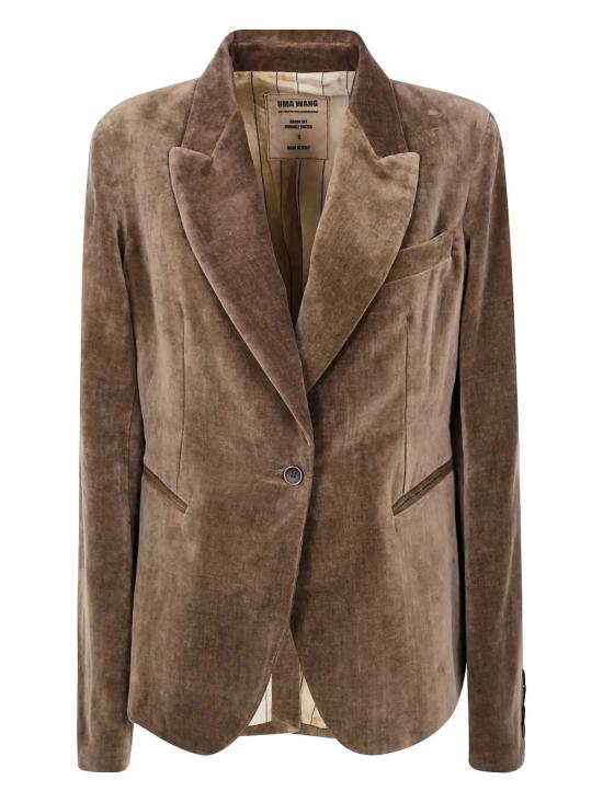 25FW 우마 왕 수트 자켓 UW6062 UW240 MUSTARD - UMA WANG