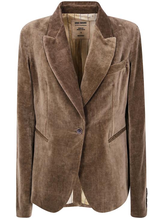 25FW 우마 왕 수트 자켓 UW6062 UW240 MUSTARD