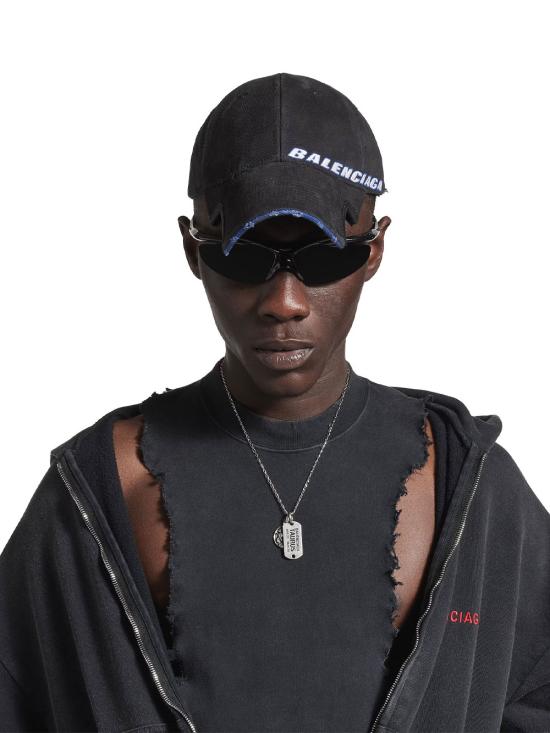 25FW 발렌시아가 볼캡 854036 410B2 1000 BLACK - BALENCIAGA