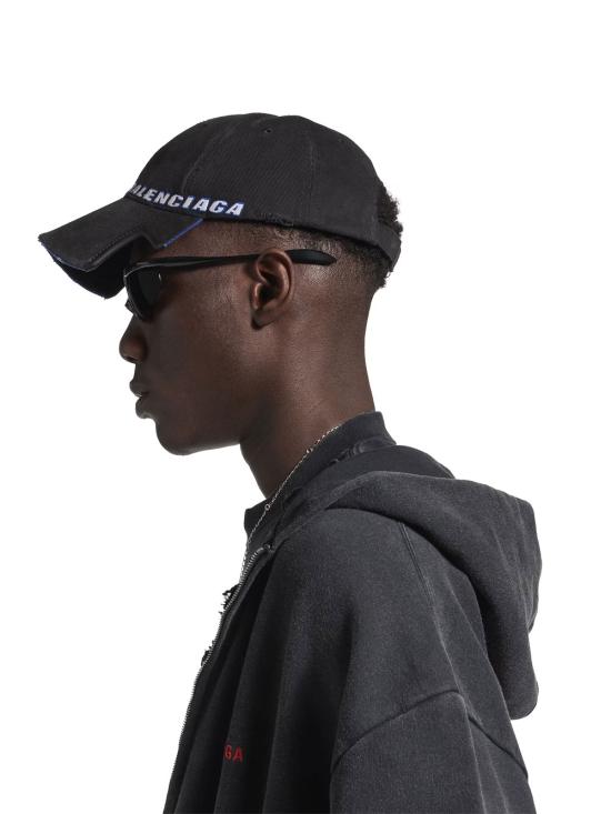 25FW 발렌시아가 볼캡 854036 410B2 1000 BLACK - BALENCIAGA